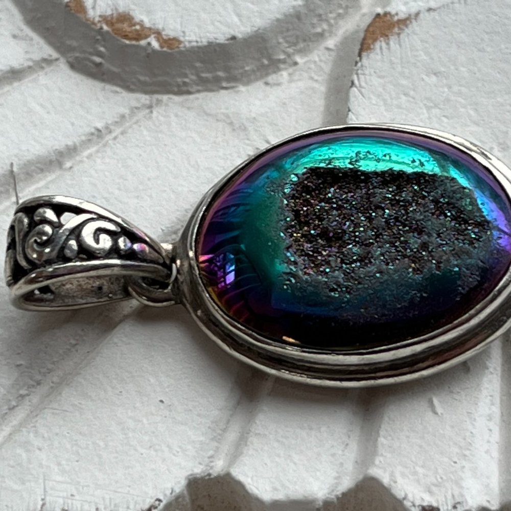 Sterling silver Rainbow Pendant - Picture 3 of 4